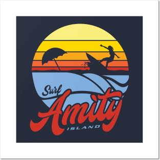 Surf Amity Island Posters and Art